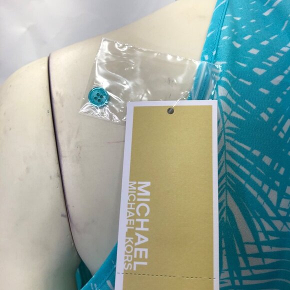 MICHAEL KORS $88 COLD SHOULDER TOP SZ MD NWT - Picture 5 of 7